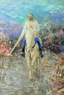 llya Repin œuvres - portrait d’équitation 1913 Ilya Repin